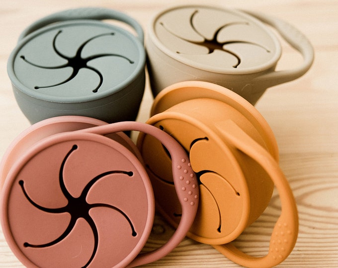 Foldable Baby Snack Cup Baby Boy Gift Baby Girl Gift Baby Shower Gift