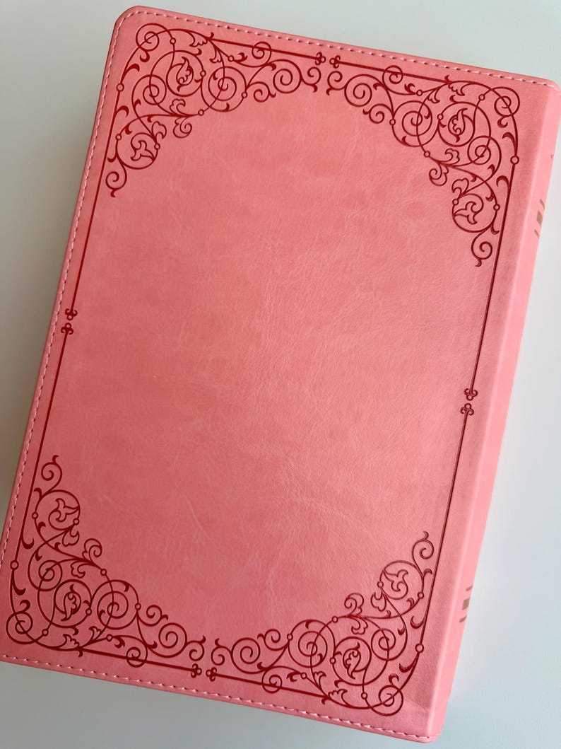 Personalized Bible with Tabs for Women Engraved Name Floral Christian Gift for Mom Baptism Gift for Girl Keepsake Giant Print KJV Bible image 17