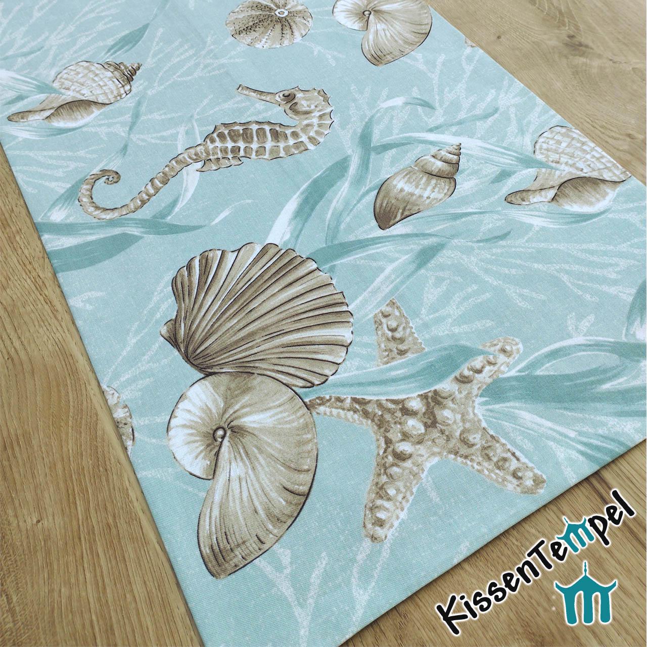 Runner Tavolo Mare 40x140cm | Conchiglie E Stelle Marine | Per Cucina E Feste - Foto 13