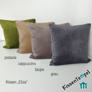 Taupe cushion