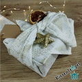 Christmas gift wrap / furoshiki / fabric wrap “Christmas Tree”, reusable fabric Christmas gift wrapping paper or for Christmas decoration