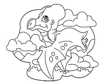 Dinosaurs Colouring Pages Digital Download-25 Pages