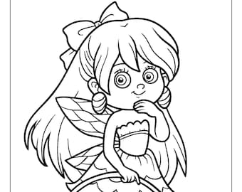 Magical Fairies Colouring Pages Digital Download-20 Pages