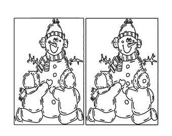 Spot the Differences Colouring Pages Digital Download-28 Pages