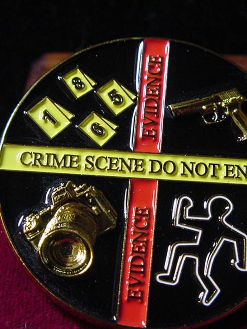 US SECRET SERVICE, Crime Scene Search Unit Challenge Coin-free Shipping ...