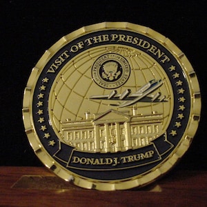 President Trump Bedminster Visit challenge coin -2018 Free Shipping in the US