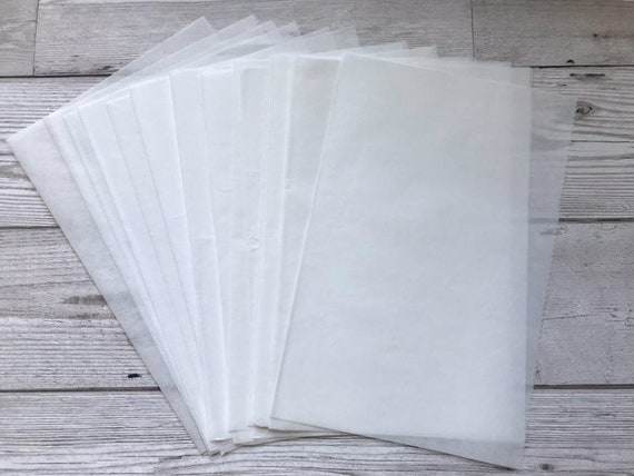 Deli Paper Sheets 10.5 X 10, Kraft Paper, 20 Pack, Polymer Clay,  Scrapbooking, Art Journaling, Crafts, Sandwich Wrap, Wedding Decor 