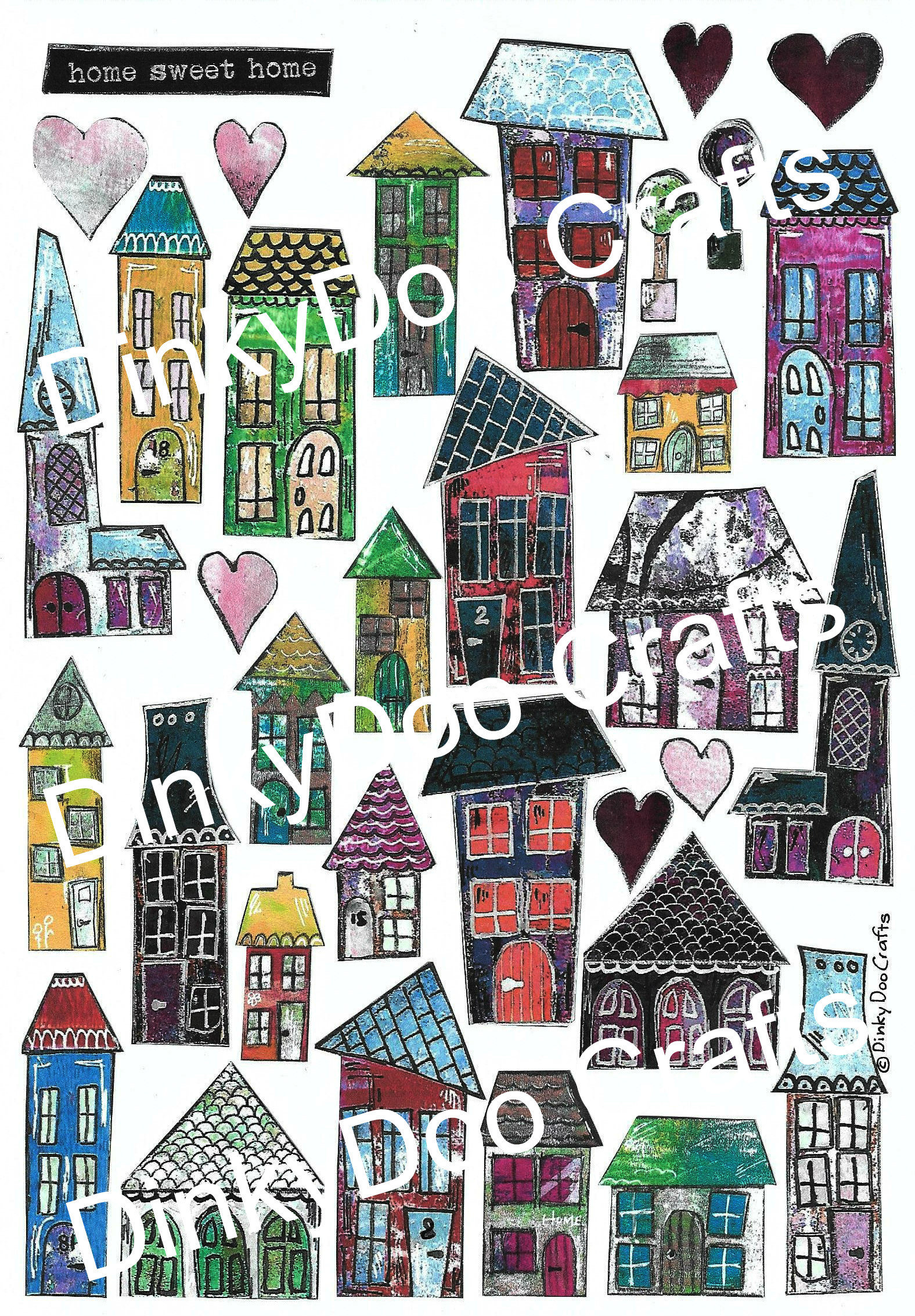 Instant Download Whimsical Houses Clip Art, Art Journal, Scrapbooking, Collage, Mixed Media, Zetti, Art Printable Paper Houses - Etsy instant-download-whimsical-houses-clip-art-art-journal-scrapbooking-collage-mixed-media-zetti-art-printable-paper-houses-etsy