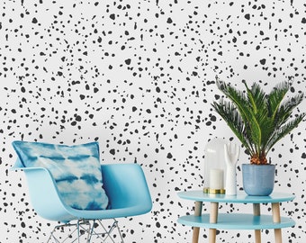 Removable Wallpaper Peel and Stick Wallpaper Self Adhesive Wallpaper Dalmatian Pattern