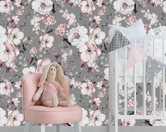 Removable Wallpaper Peel and Stick Wallpaper Self Adhesive Wallpaper Blooming Sakura Flowers
