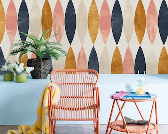 Removable Wallpaper Peel and Stick Wallpaper Self Adhesive Wallpaper Scandinavian Pattern