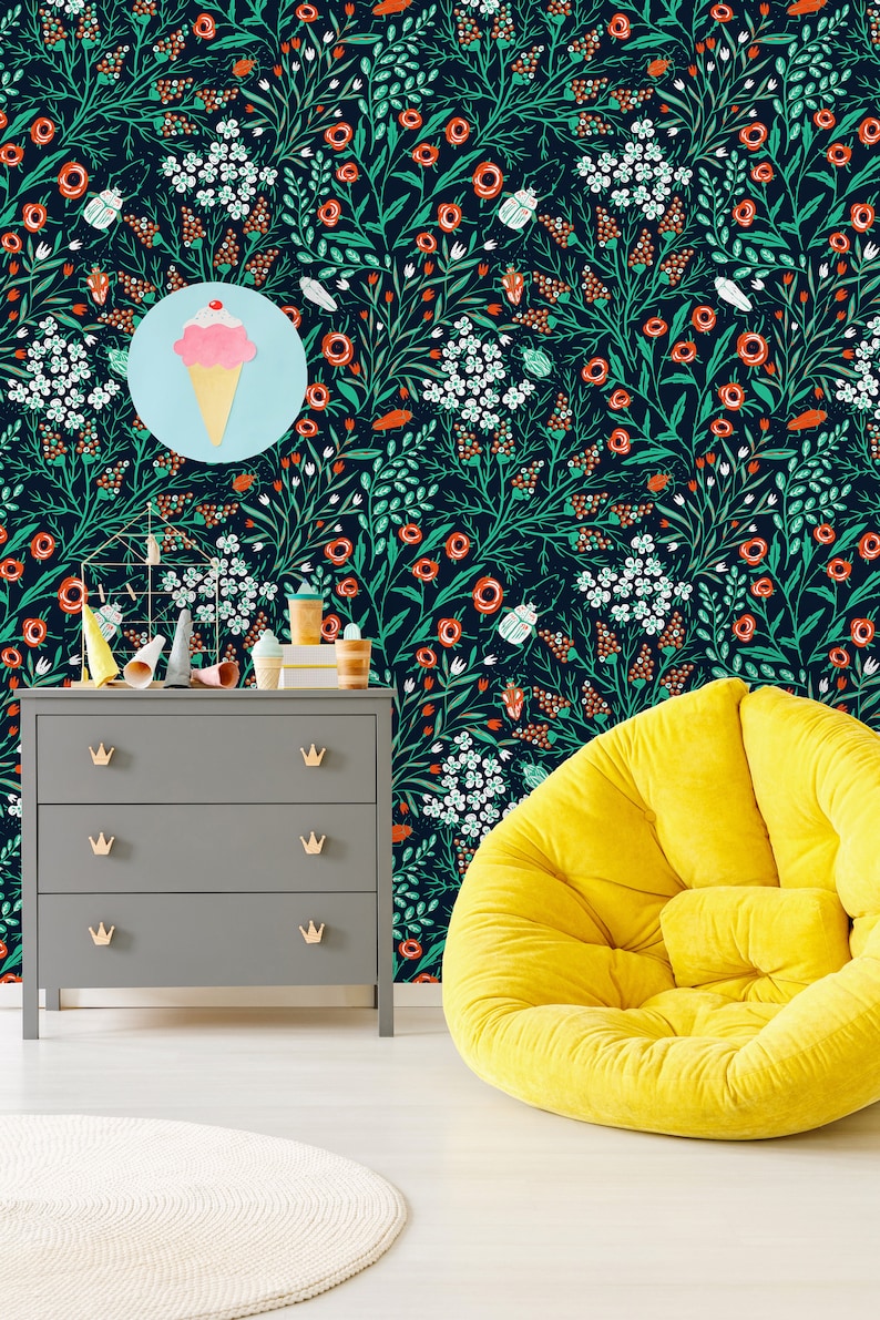 Removable Wallpaper Peel and Stick Wallpaper Self Adhesive Etsy Canada