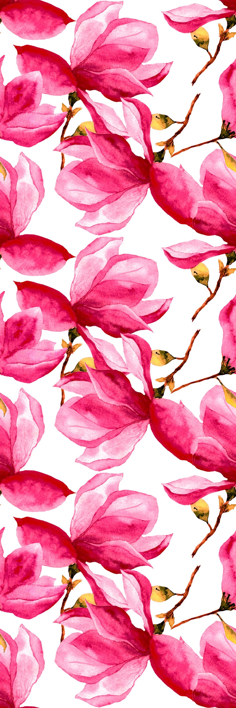 Removable Wallpaper Peel and Stick Wallpaper Self Adhesive Wallpaper Pink Flowers