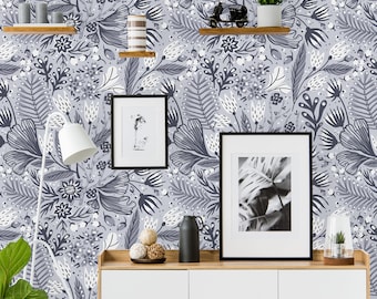Papel tapiz extraíble Peel and Stick Wallpaper Papel pintado autoadhesivo Fantasy Flores y plantas