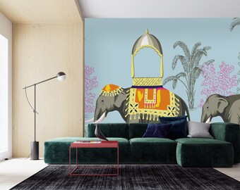 Removable Wallpaper Peel and Stick Wallpaper Self Adhesive Wallpaper African Pattern Wallpaper