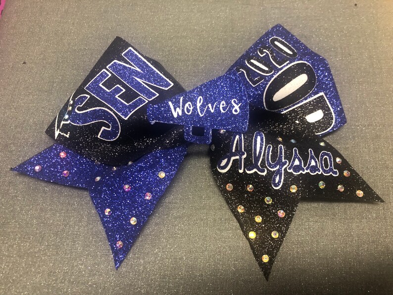 Personalized Senior 2023/2024 Cheer Bow Etsy