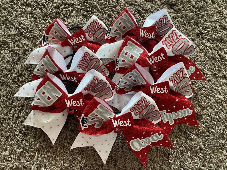 Personalized Senior 2023/2024 Cheer Bow Etsy