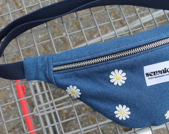 Sac Banane en denim Daisy