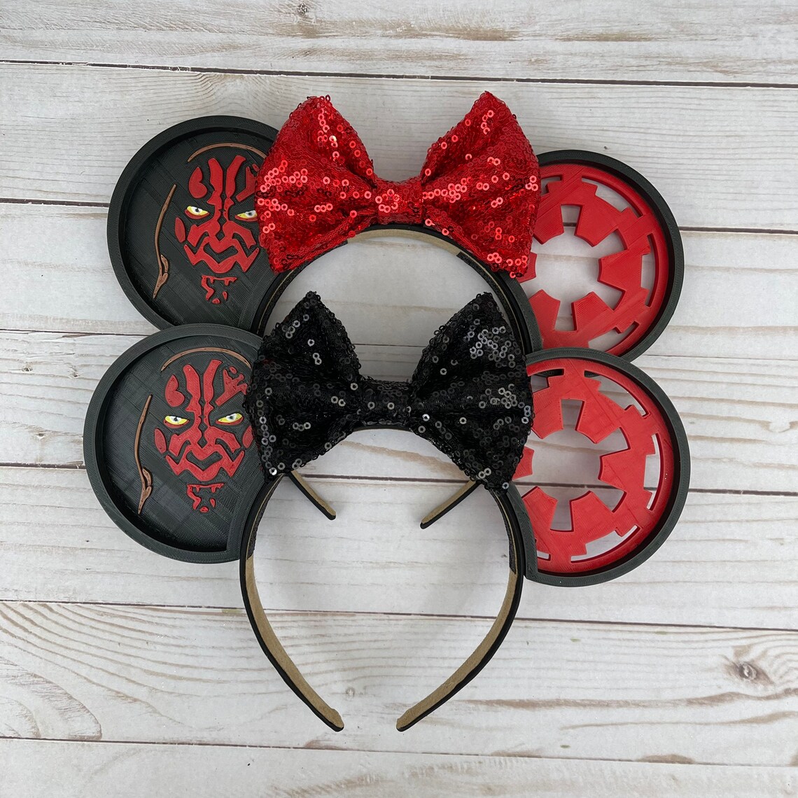 Dark Side Inspired 3D Printed Mouse Ears Mickey Ears Minnie - Il 1140xN.2955983718 11op