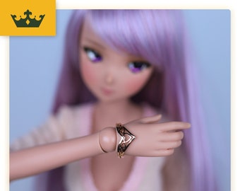 Bangle Bracelet for Smart Doll - Smart Doll accessories, 1/3 scale BJD SD Accessories, smartdoll bracelet - Elvish ROSE Gold