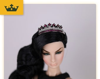 Puppenzubehör Krone Prinzessin Tiara für Puppe-Silber 