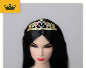 Doll Crown - for Integrity Toys, Poppy Parker, Silkstone Barbie, NU Face, Barbie, Fashion Royalty Jewelry, Doll Accessories - Dazzle