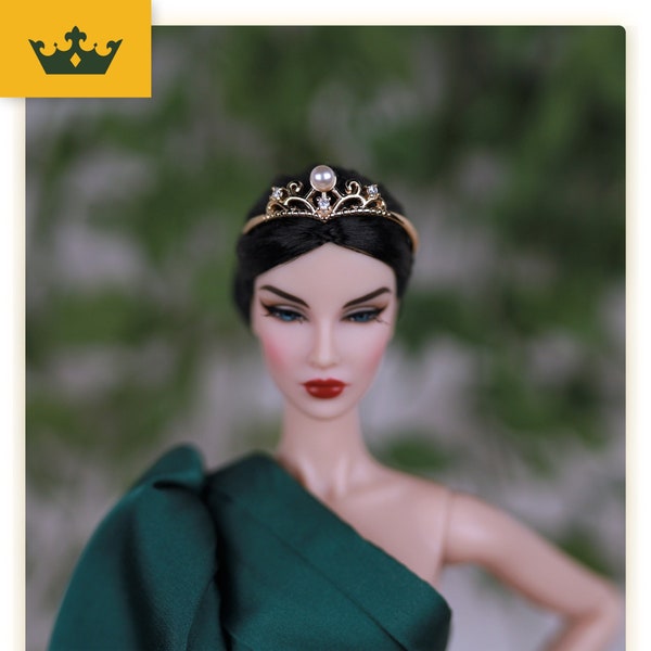 Fashion Royalty Crown - pour Integrity Toys, Poppy Parker, Silkstone Barbie, NU Face, Barbie, Fashion Royalty Jewelry, échelle 1/6 - MAGALIE