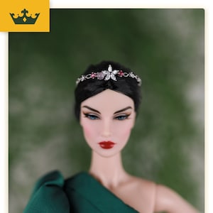 Silver Crown for Fashion Royalty, Integrity Toys, 1/6 scale doll, Poppy Parker, Momoko, Phicen Mizi, NU Face, Jewelry, FR2 - Salome