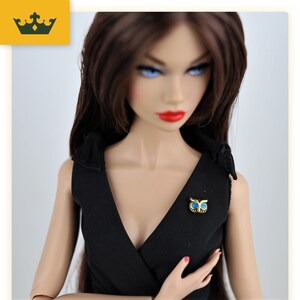 Magnetic Brooch for Poppy Parker, Momoko, NU Face, FR, Blythe, Phicen Integrity Toys, Fashion Royalty, 1/6 scale doll, 12 inch doll - OWL