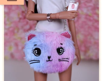 Kawaii Cat Purse for Smart Doll: BJD Doll Accessory