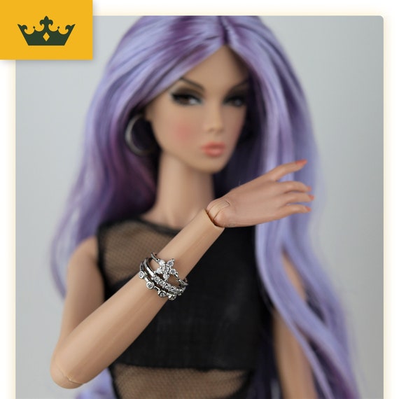 poppy parker ブレスレット　ポピーパーカー　アクセサリー　FR 人形 1/6スケール シルバーブレスレット - ポピー・パーカー用ドール
