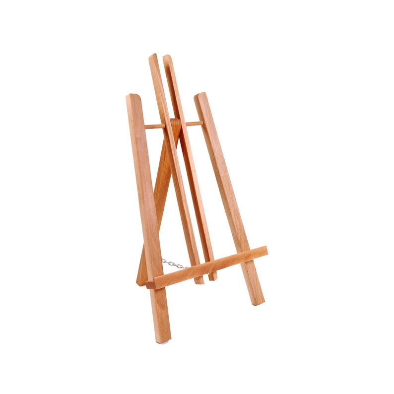 Set 2 tabletop wooden easels for small canvas Chalkboard easel Etsy