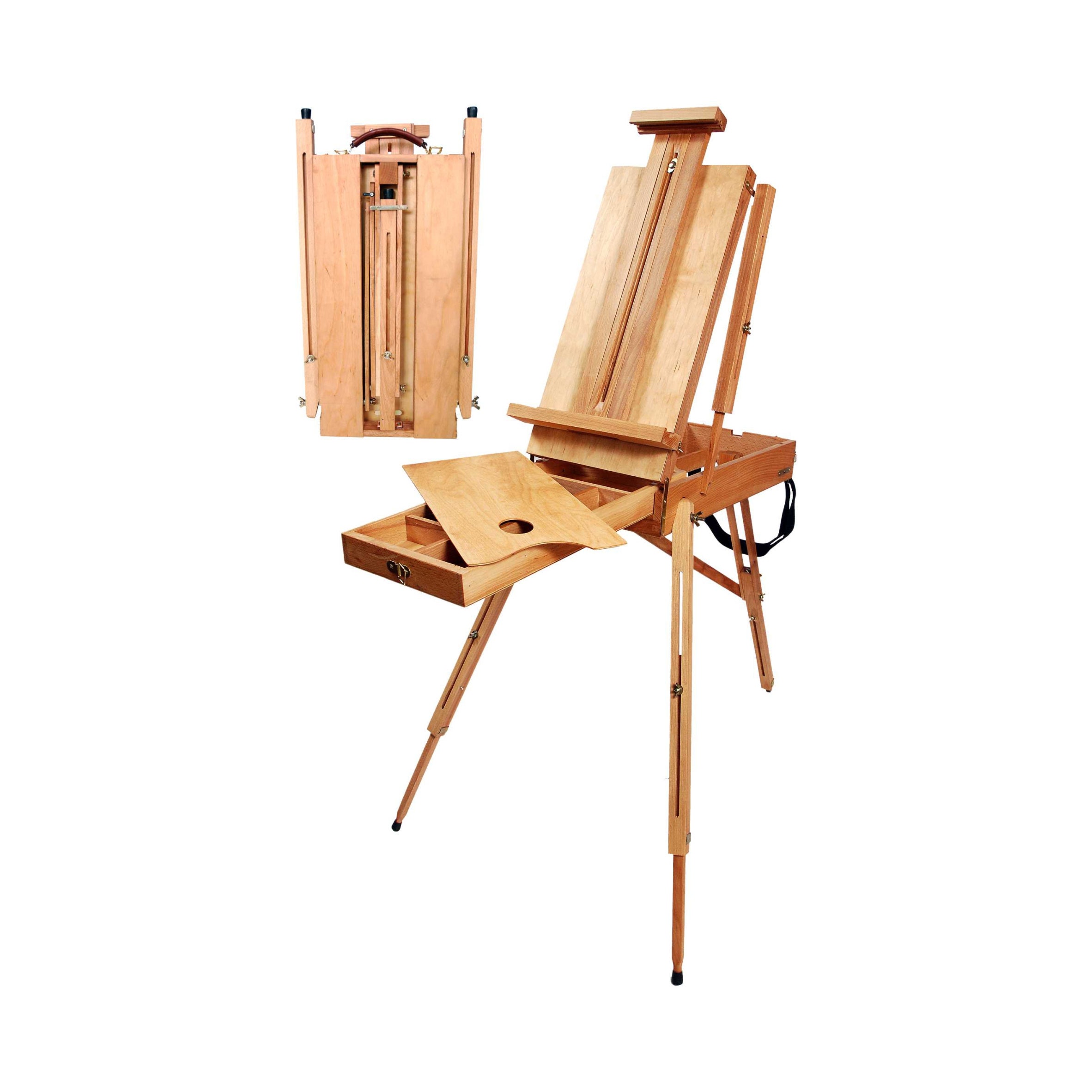 Portable Easel France Artist's box for plein air Travels Etsy