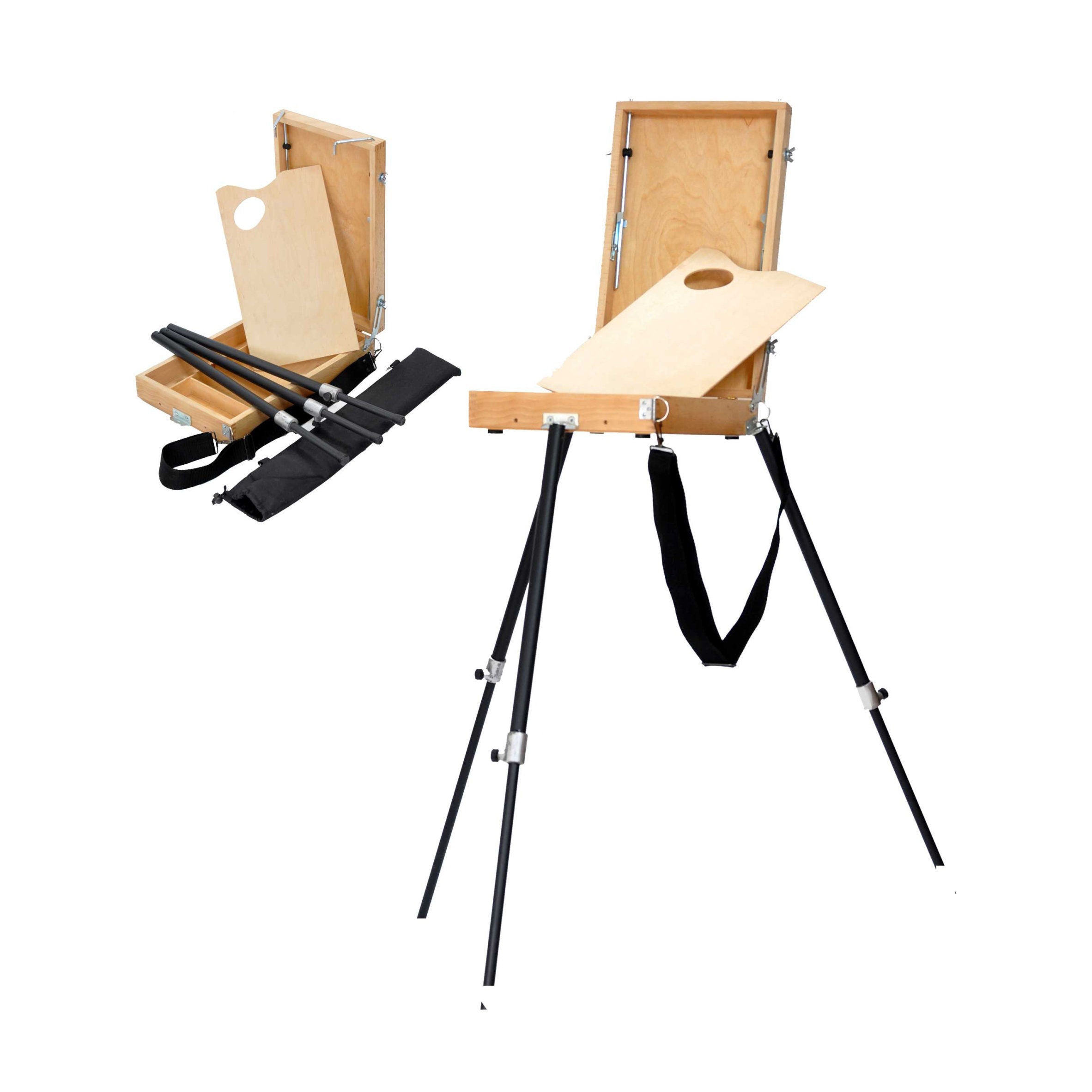 Lightweight Easel wood Artists Carrying Case Portable Easel Etsy