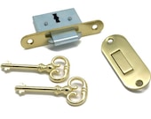 ROLL TOP DESK Lock, Antique Style Desk Lock, Comes With 2 Keys Full Mortise Lock