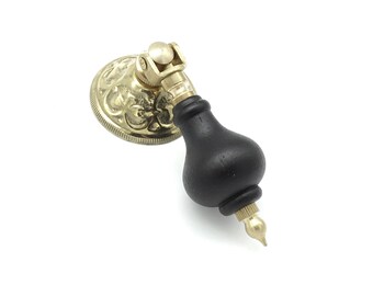 VICTORIAN DROP WITH EBONY KNOB DROP D-306