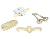 ROLL TOP DESK Lock, Antique Style Desk Lock, Comes With 2 Keys Full Mortise Lock