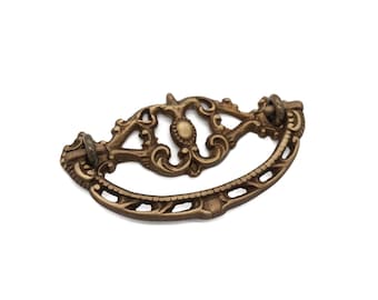 Antique Furniture Drawer Pulls Victorian Drawer Pulls Eastlake Drawer Pulls Cabinet Drawer Pulls Handle Bail Drawer Pulls Solid Brass