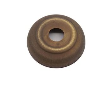 Brass Bed Finial Bed Ball Base Washer Mount Spacer 1 3/4" Diameter x 1/2" High