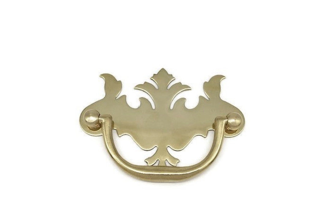 Antique Drawer Pulls Furniture CHIPPENDALE DRAWER PULL Brass Drawer