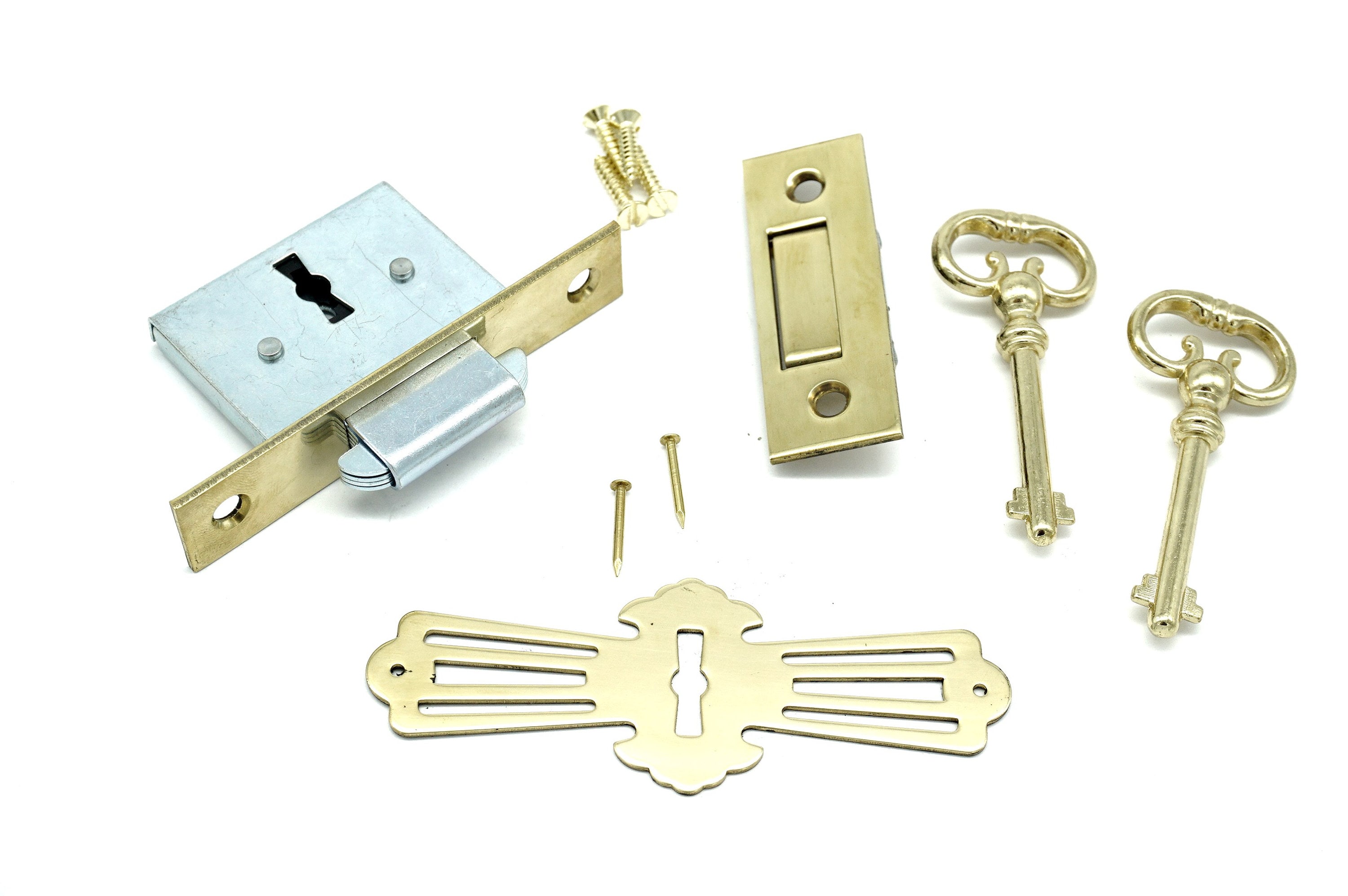 ROLL TOP DESK Lock Antique Style Desk Lock Comes With 2 Keys Etsy