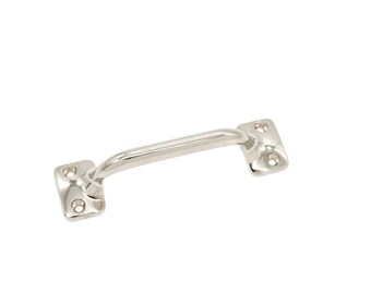 Antique File Cabinet Drawer Pull Window Lift Handle Trunk Handle Boat Handle Furniture Drawer Pull Chest Handle Desk Handle Solid Brass