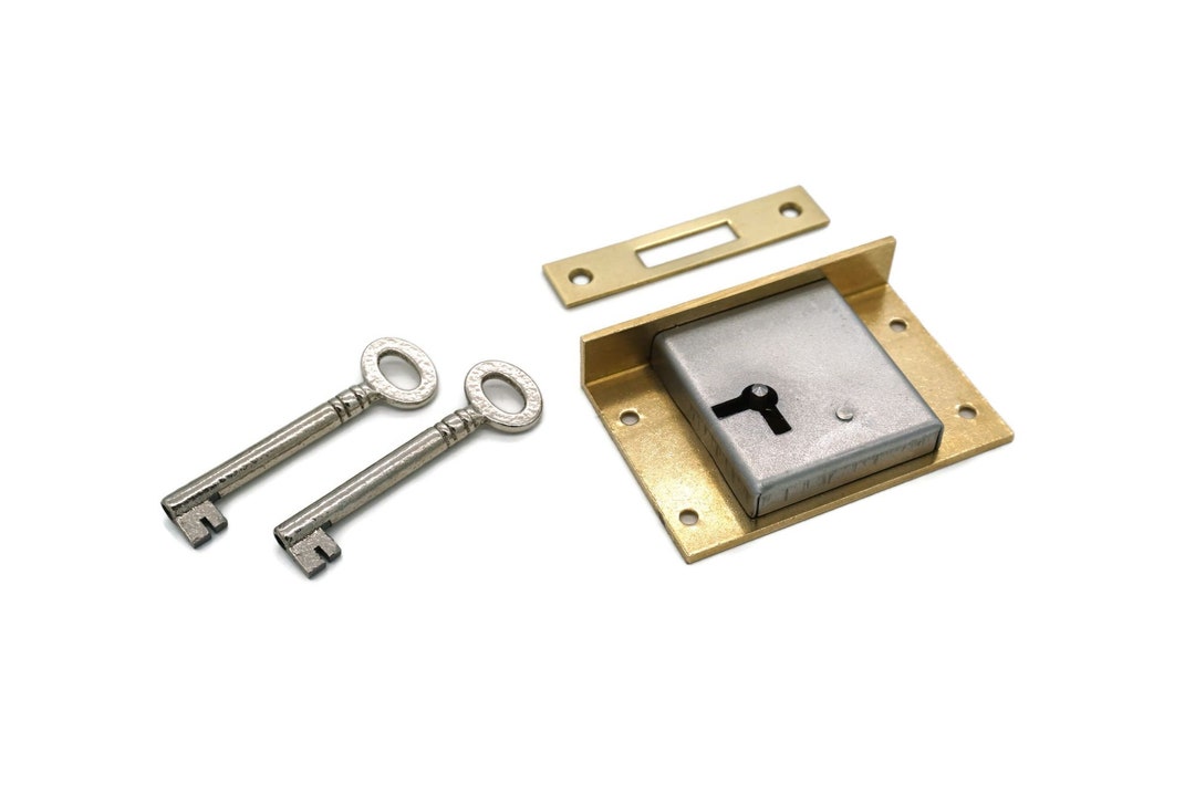 FURNITURE LOCK Antique Half Mortise Furniture Lock for Drawers