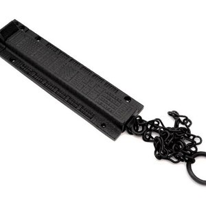 8-1/2&quot; Black Iron SHUTTER LATCH Slide Bolt, Door Slide Bolt Latch, Cabinet Latch Black Iron Door Top Slide Bolt, Forged Iron Gate Latch