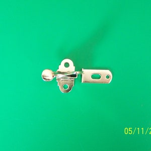 SELLERS HOOSIER ELBOW Cabinet Catch Elbow Latch Sellers Boone Wilson McDougal Elbow Catch Latch  Antique Elbow catch , Nickel Finish