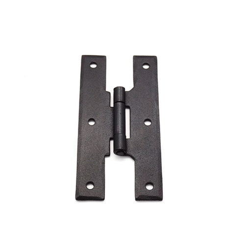 4 Hinge BLACK IRON HINGES Hinge Door Hinge Etsy
