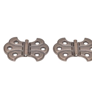Hinges Butterfly Hinges SOLD IN PAIRS Flush Mount Full Surface Hinge Antique Style Antique Copper Price Is For 2 Hinges