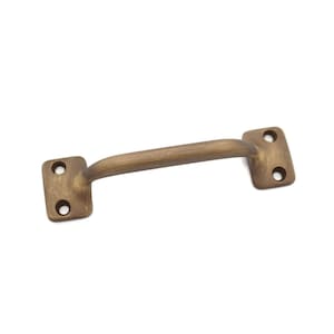 Antique File Cabinet Drawer Pull Window Lift Handle Trunk Handle Boat Handle Furniture Drawer Pull Chest Handle Desk Handle Brass, Antiqued