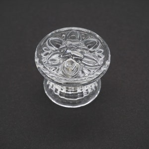 1-3/4" Empire Drawer Knob Pressed Glass Drawer Knob Pull Handle Antique Cabinet Drawer Knob Vintage Glass Furniture Drawer Knob