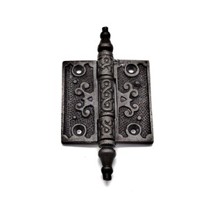 2 1/2" Cast Iron Hinge VICTORIAN HINGE ANTIQUE Cabinet Hinge Furniture Hinge Forge Iron Hinge Priced Each